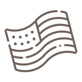 Image of American flag “Developed in the USA”